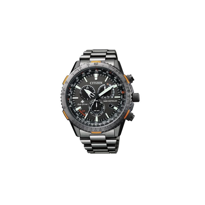 CB5007-51H – Relógio Crono Pilot Aço da Citizen Portugal da coleção Radiocontrol