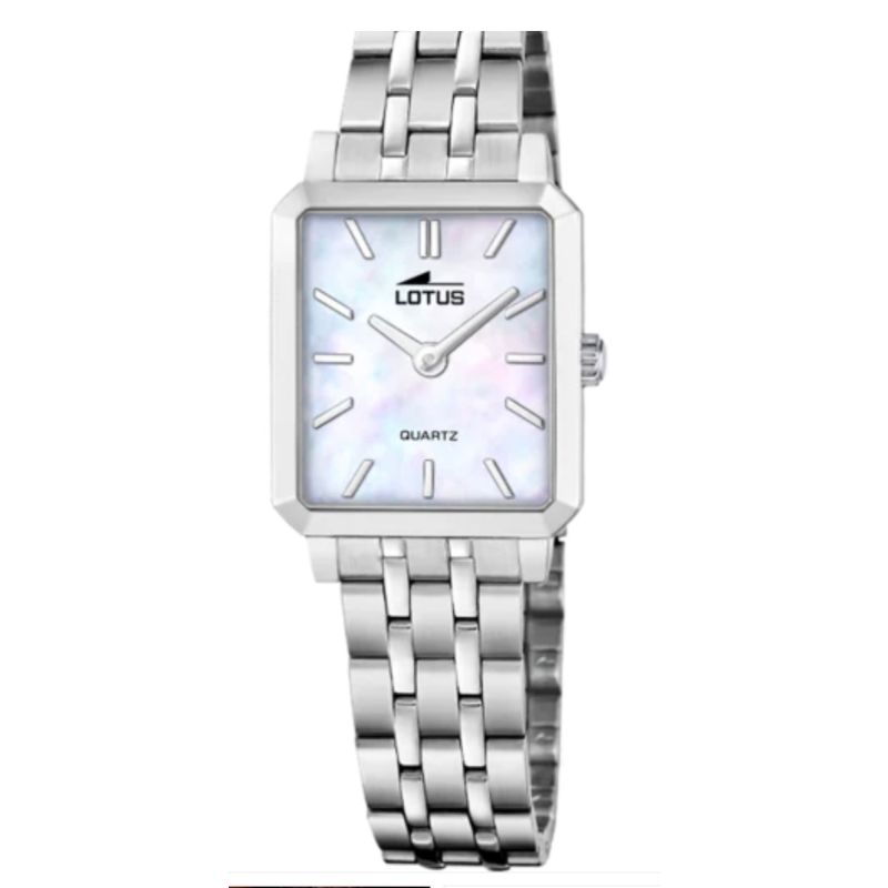 Relógio Feminino Lotus 2GETHER 19010/1 com mostrador em Madrepérola e pulseira de Aço 