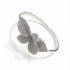 Pulseira Cuff em Prata 925 estilo florado