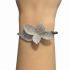 Pulseira Cuff em Prata 925 estilo florado