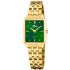 Relógio Lotus 2GETHER 19009/5  Feminino com mostrador verde e pulseira de Aço 
