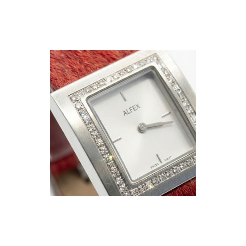 Relógio Alfex Switzerland 5217/14 com Diamantes Mulher