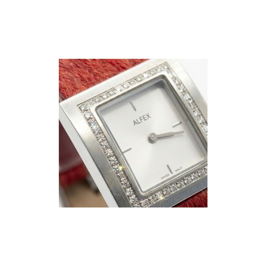 Relógio Alfex Switzerland 5217/14 com Diamantes Mulher