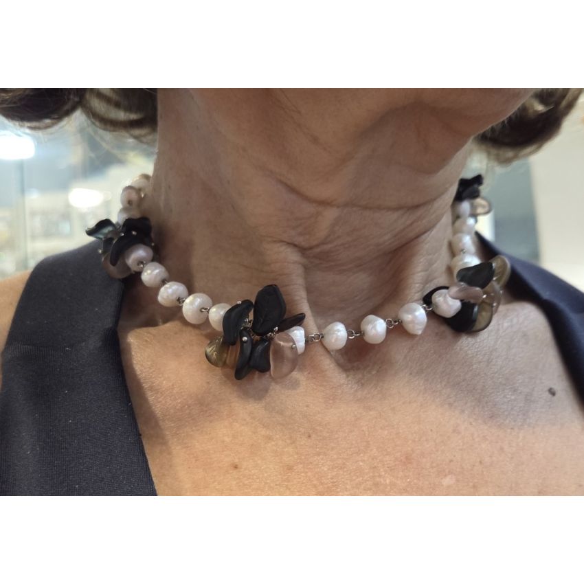 Colar em Prata com Pérola natural