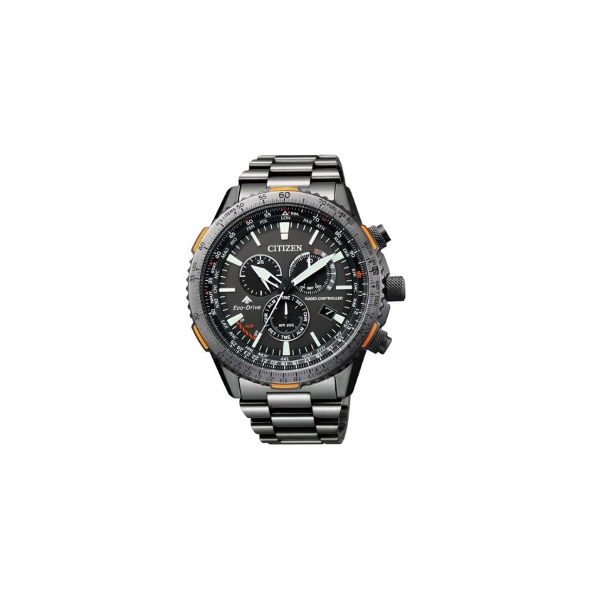 CB5007-51H – Relógio Crono Pilot Aço da Citizen Portugal da coleção Radiocontrol