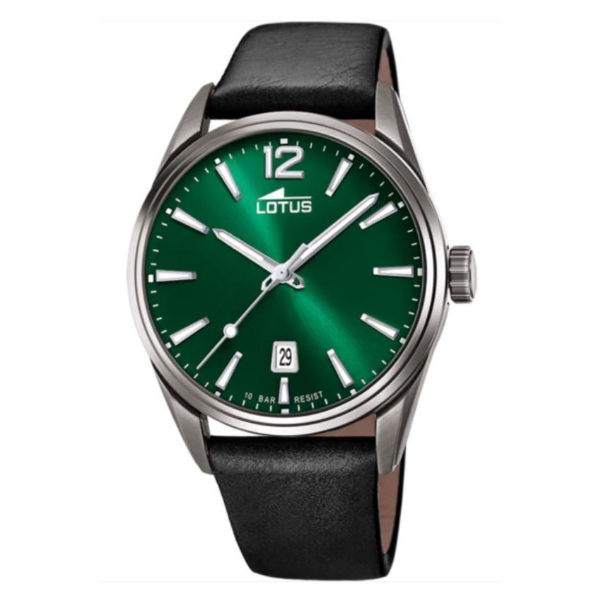Relógio LOTUS Homem Verde 18685/4 Pulseira de Couro