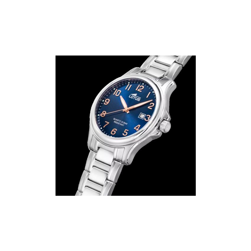 Relógio LOTUS Classic Steel 18645/2 Azul Pulseira de Aço Homem 