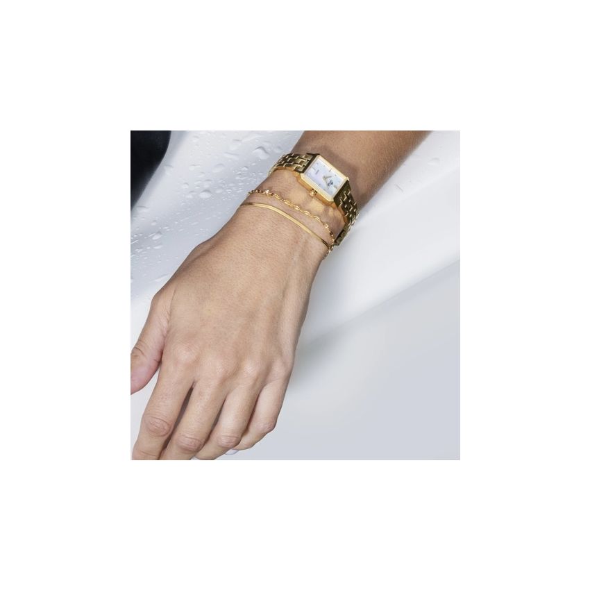 Relógio Feminino Lotus 2GETHER 19009/1 com mostrador de Madrepérola e pulseira de Aço