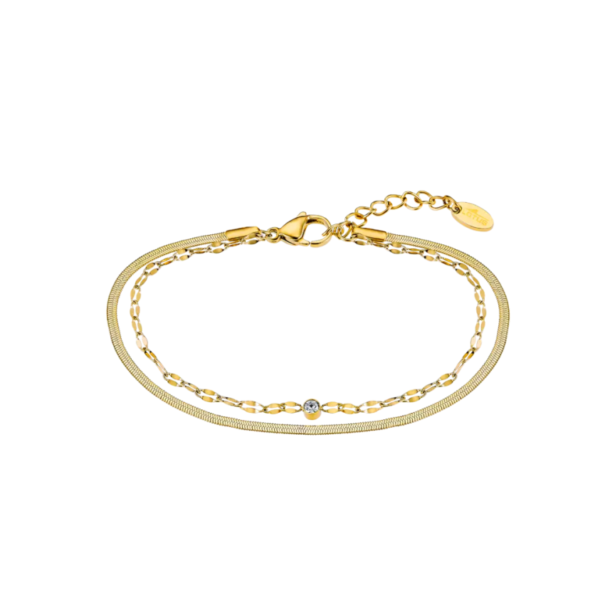 Relógio Feminino Lotus 2GETHER 19009/1 com mostrador de Madrepérola e pulseira de Aço