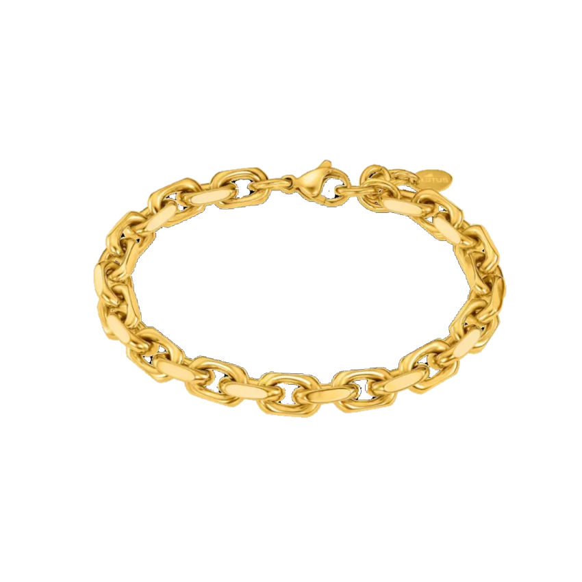 Relógio Feminino Lotus 19013/1 com mostrador madrepérola e pulseira em Aço 